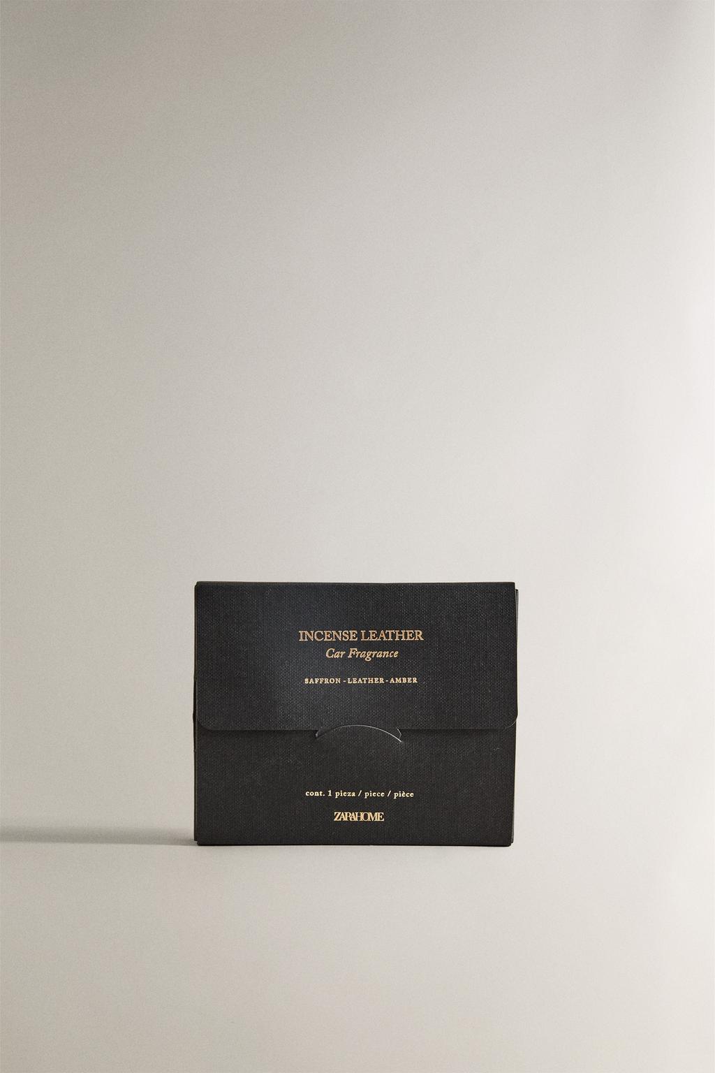 Кожаный автомобильный автоинеэратор с ладаном