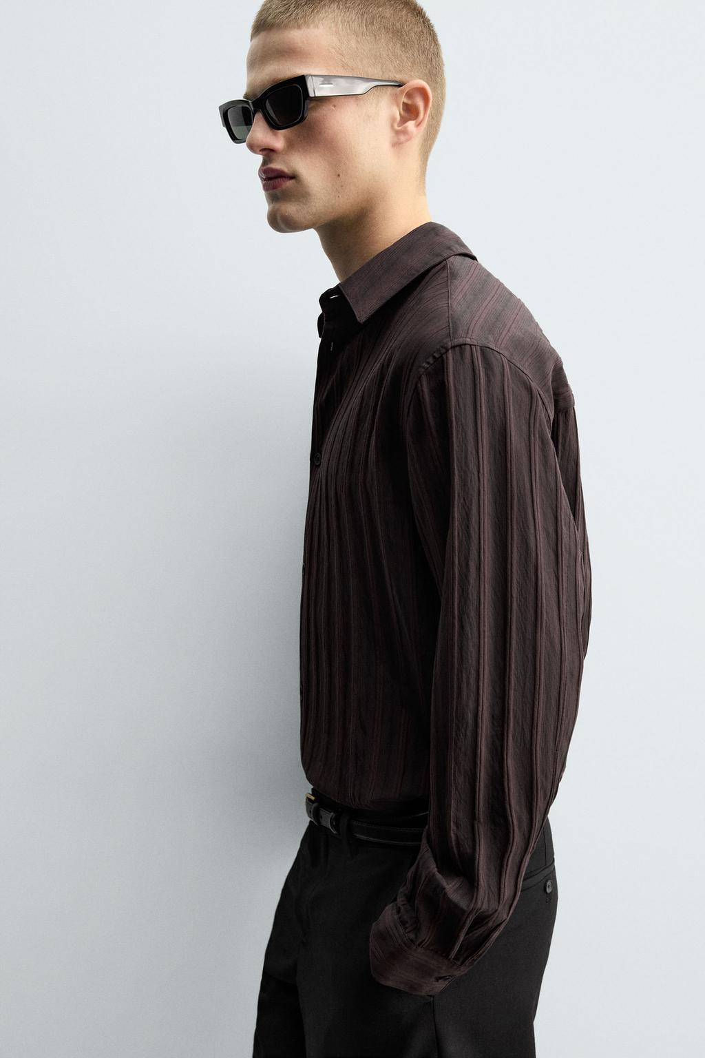 ЖАККАРДОВАЯ РУБАШКА В ПОЛОСКУ