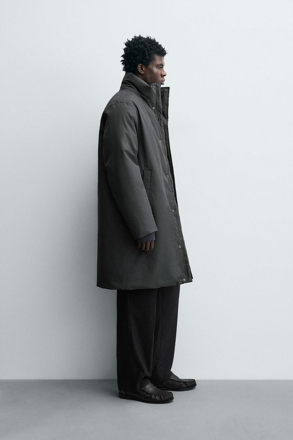 ДЛИННЫЙ СТЕГАНЫЙ ПУХОВИК