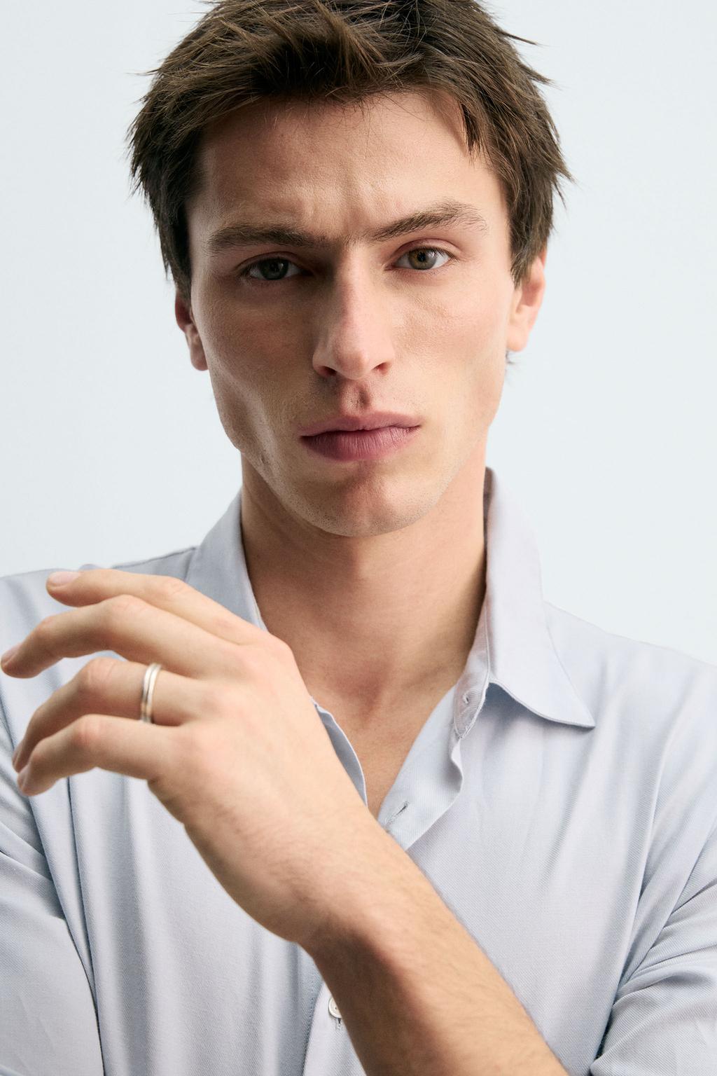 РУБАШКА ИЗ ХЛОПКА И ШЕРСТИ