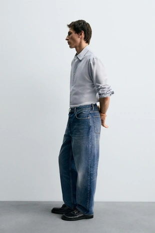 Рубашка из хлопка и шерсти- Заказать в России