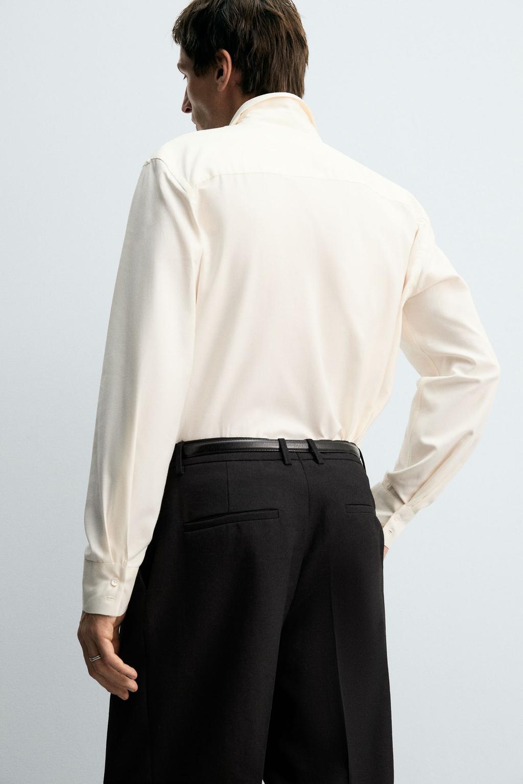 РУБАШКА ИЗ ХЛОПКА И ШЕРСТИ