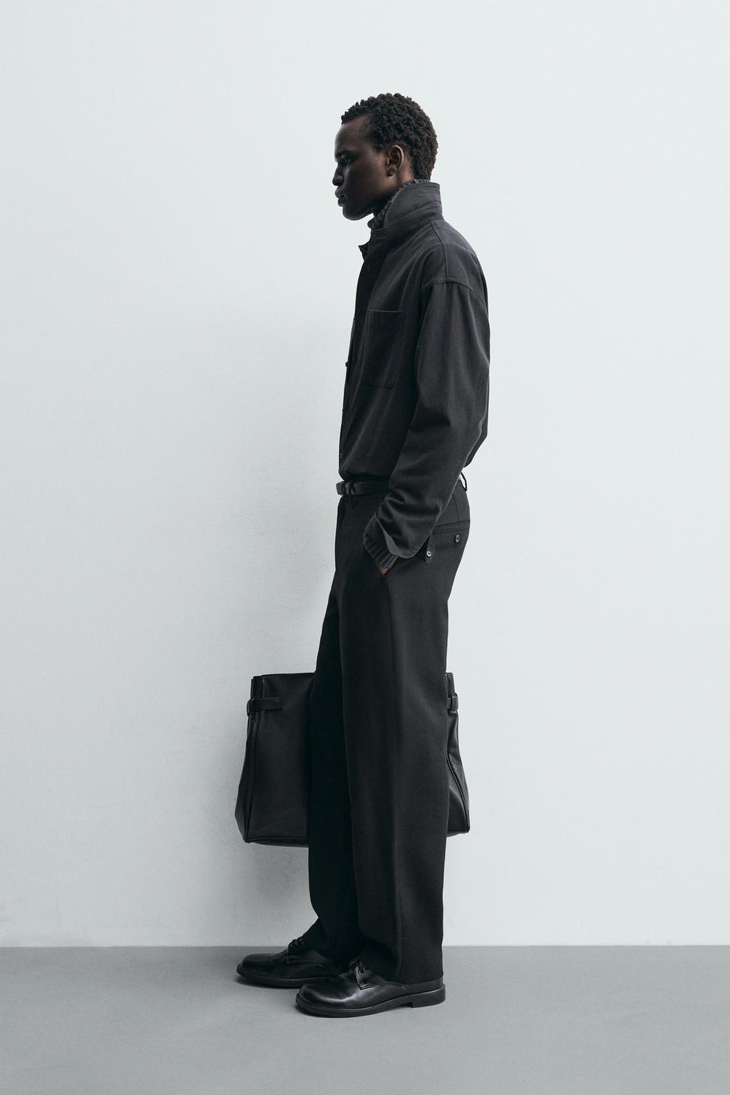 ПРЯМЫЕ БРЮКИ ИЗ 100% ШЕРСТИ