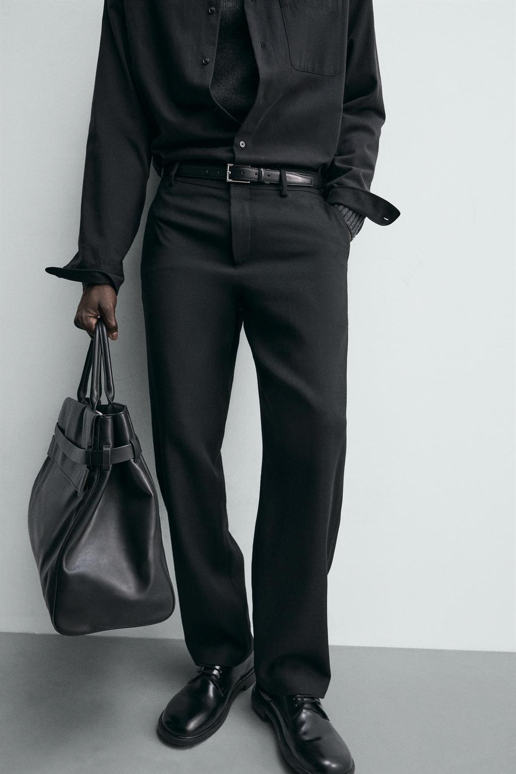 ПРЯМЫЕ БРЮКИ ИЗ 100% ШЕРСТИ