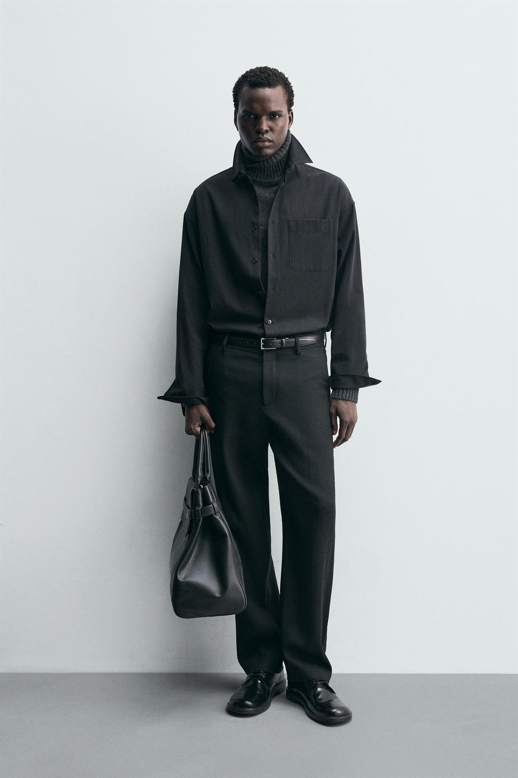 ПРЯМЫЕ БРЮКИ ИЗ 100% ШЕРСТИ