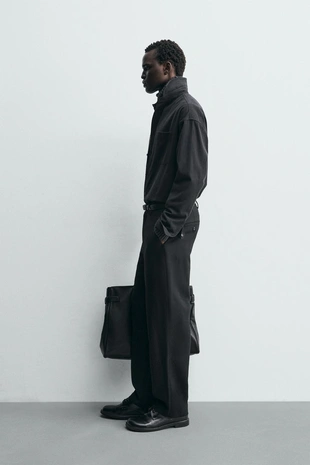 Прямые брюки из 100% шерсти- Заказать в России