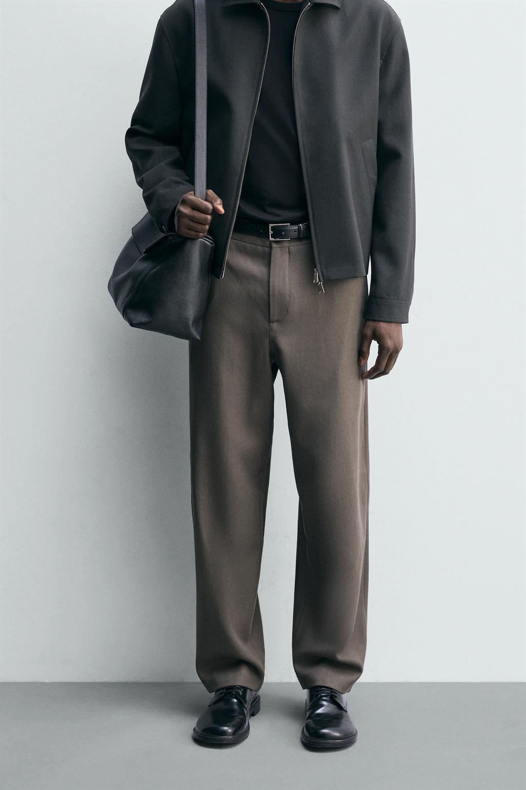 ПРЯМЫЕ БРЮКИ ИЗ 100% ШЕРСТИ