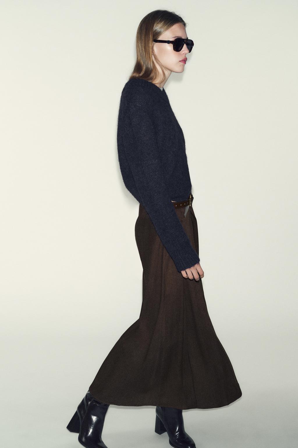 ЮБКА МИДИ С РЕМНЕМ