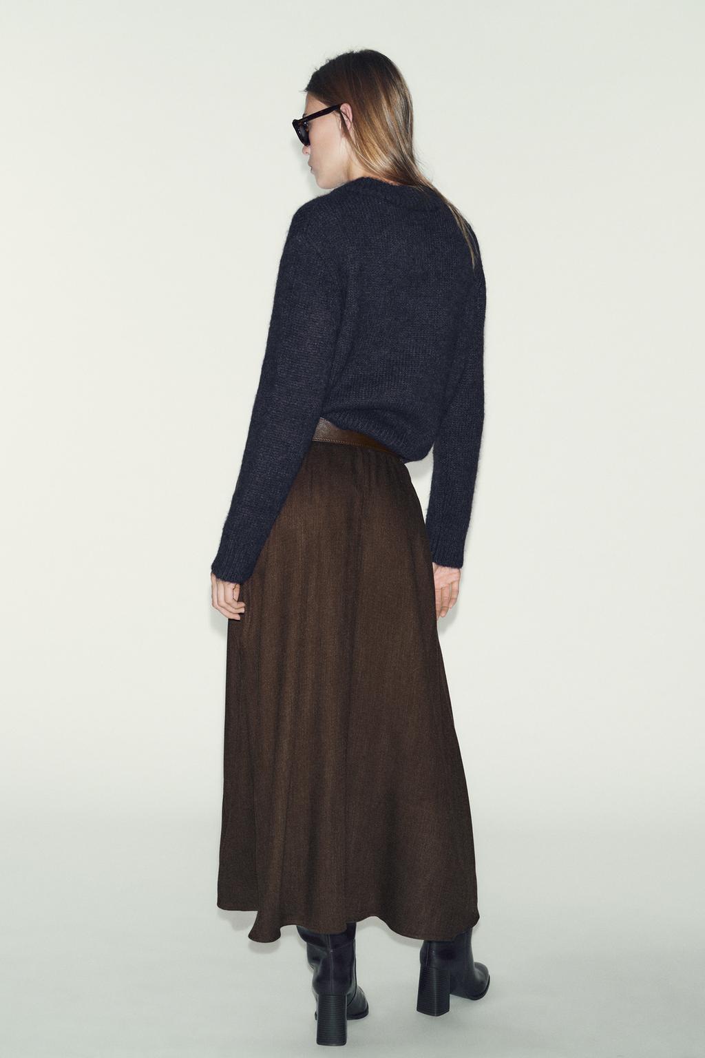 ЮБКА МИДИ С РЕМНЕМ