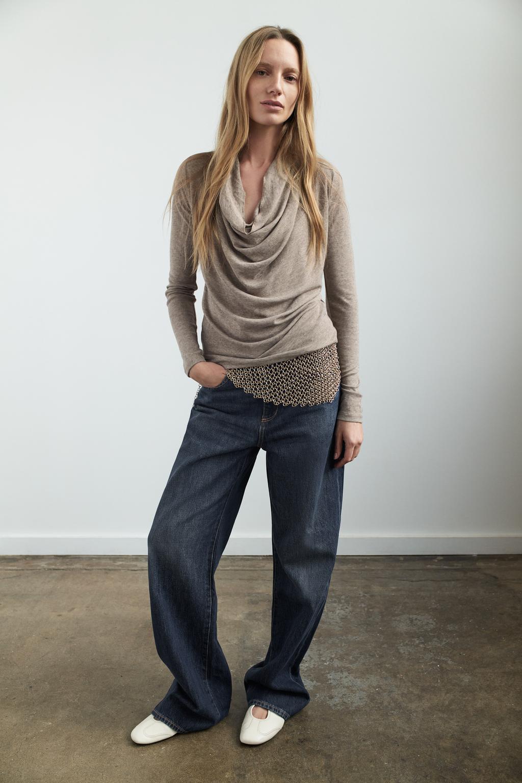 ДРАПИРОВАННАЯ ФУТБОЛКА С ЛИОЦЕЛЛОМ