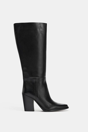 Кожаные сапоги в ковбойском стиле- Заказать в России