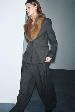 Широкие брюки с защипами — ZW COLLECTION- Заказать в России