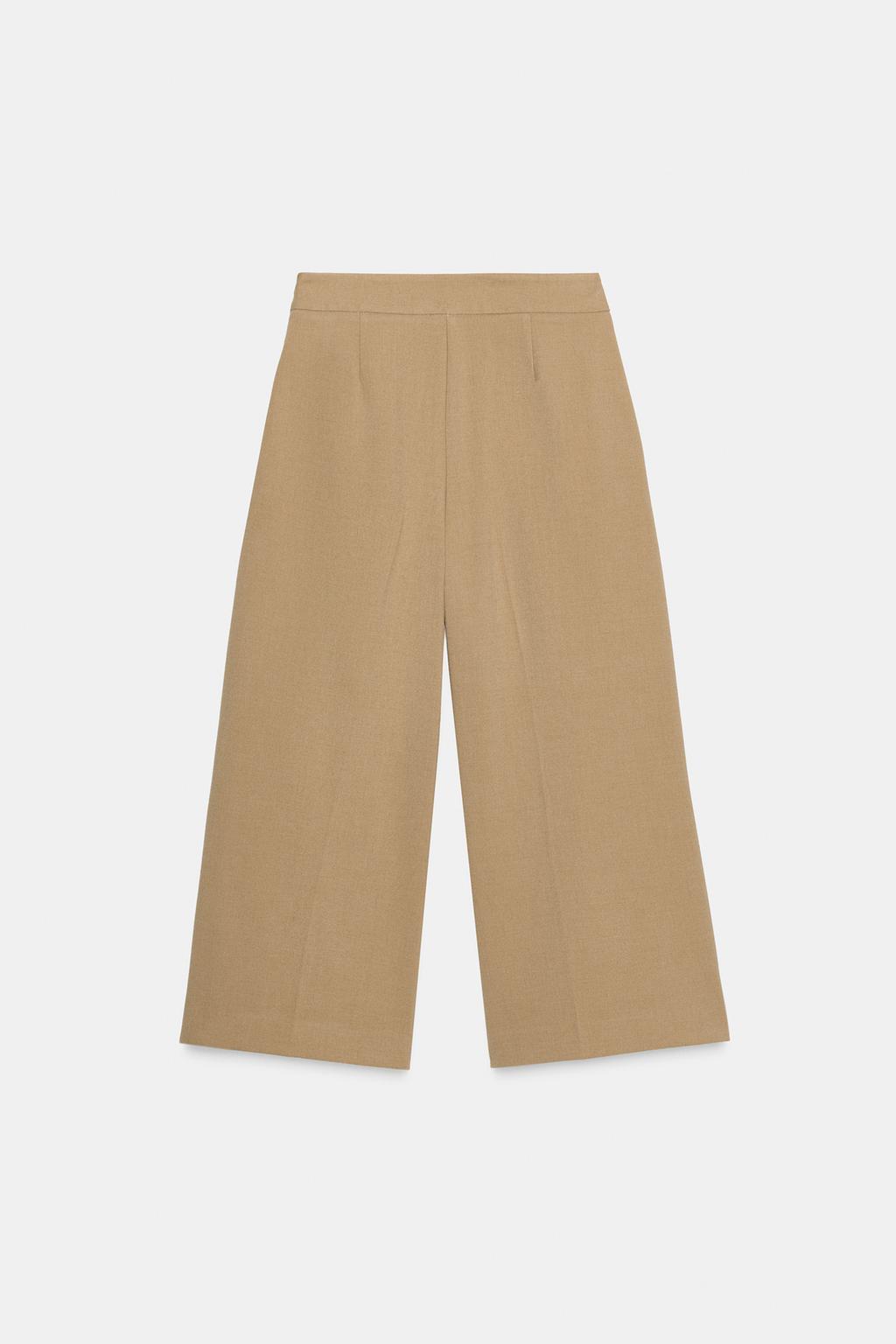 БРЮКИ-КЮЛОТЫ С ПУГОВИЦАМИ