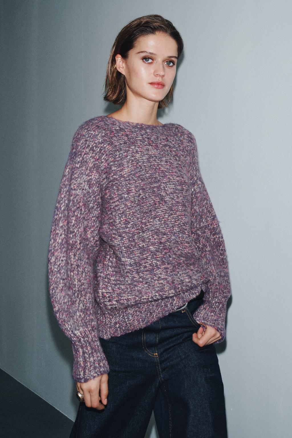 ТРИКОТАЖНЫЙ СВИТЕР ОВЕРСАЙЗ