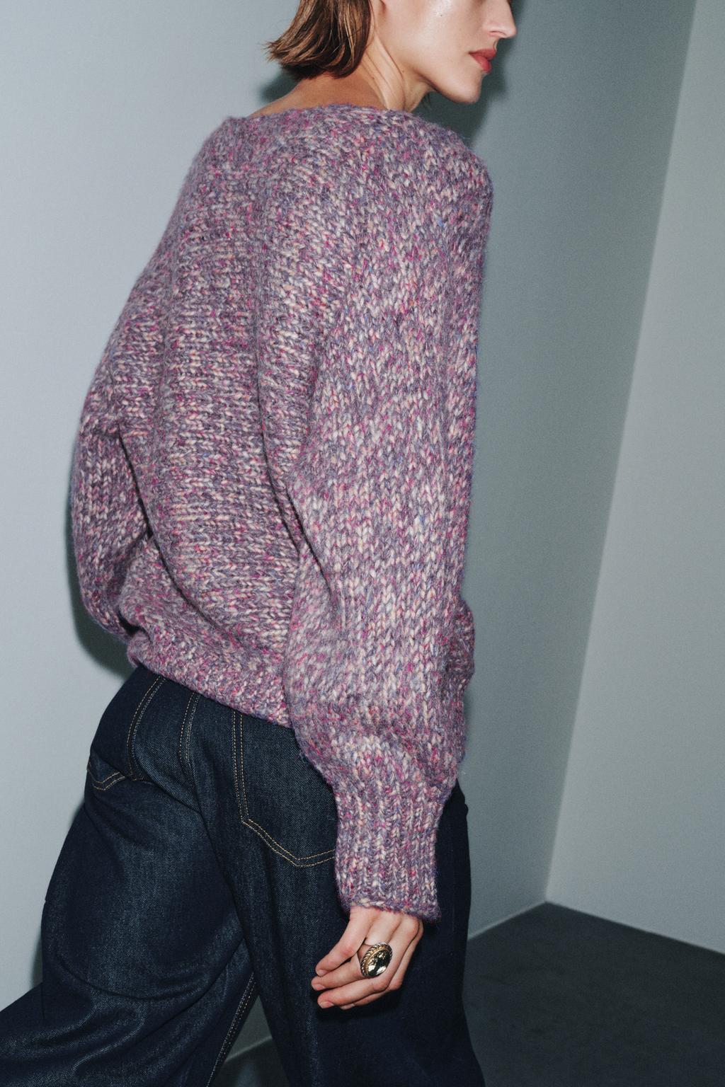 ТРИКОТАЖНЫЙ СВИТЕР ОВЕРСАЙЗ