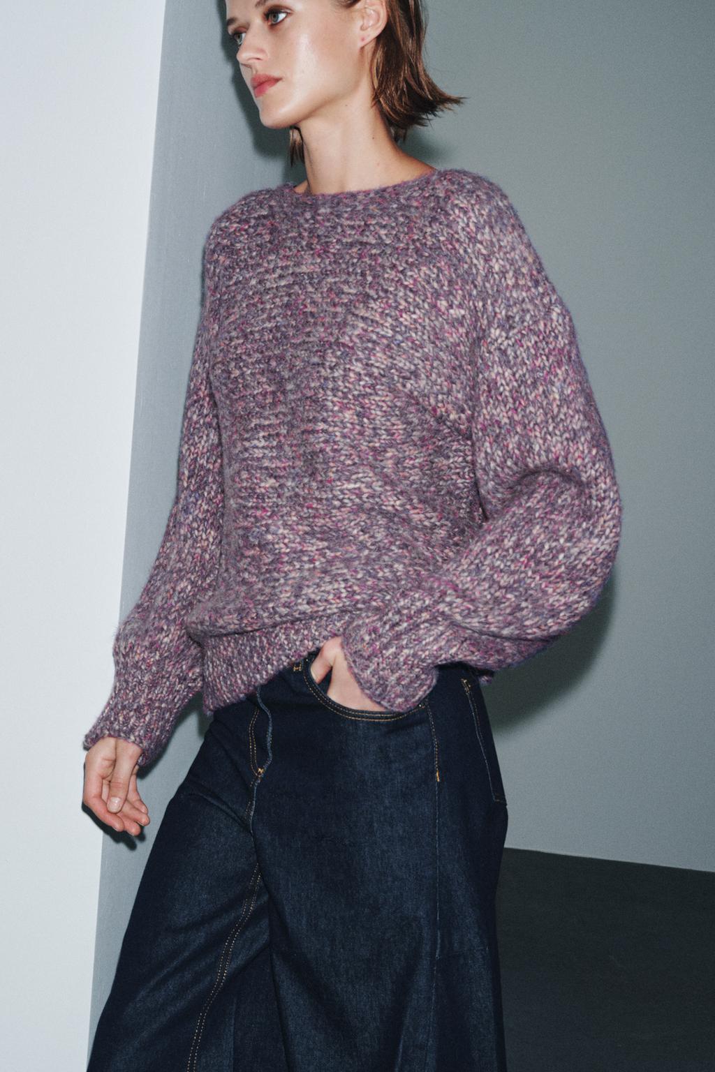 ТРИКОТАЖНЫЙ СВИТЕР ОВЕРСАЙЗ