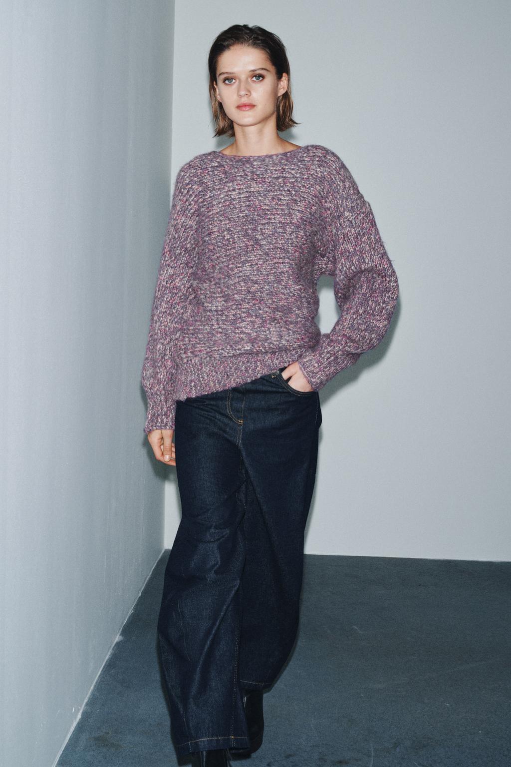 ТРИКОТАЖНЫЙ СВИТЕР ОВЕРСАЙЗ