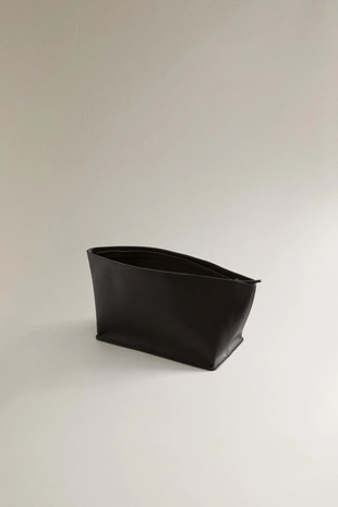 Кожаная сумка для косметики- Заказать в России