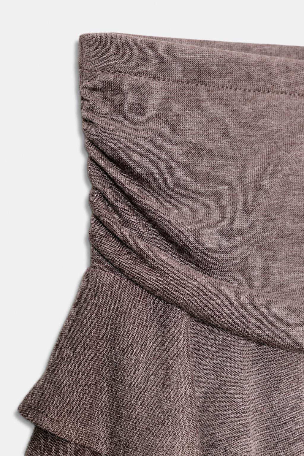 ЮБКА С МЯГКИМИ ВОЛАНАМИ