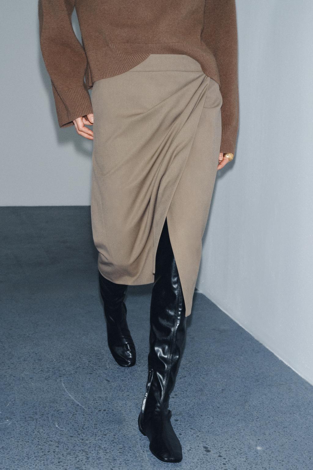 СТРУЯЩАЯСЯ ЮБКА-ПАРЕО — ZW COLLECTION