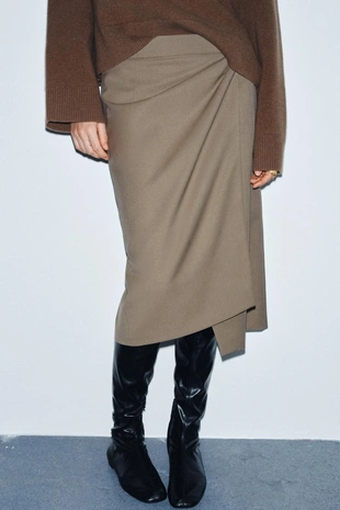 Струящаяся юбка-парео — ZW COLLECTION- Заказать в России