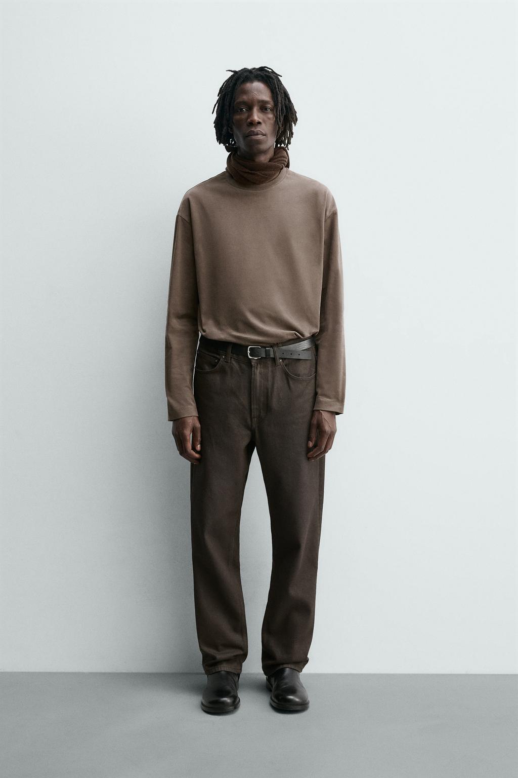 ФУТБОЛКА С ДЛИННЫМ РУКАВОМ ВЫСТИРАННАЯ