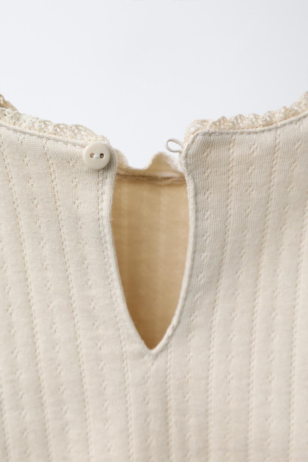 ФУТБОЛКА ИЗ АЖУРНОГО ТРИКОТАЖА