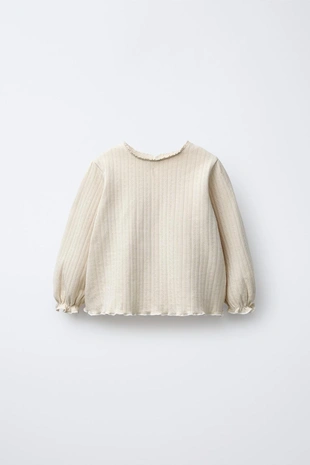 Футболка из ажурного трикотажа- Заказать в России