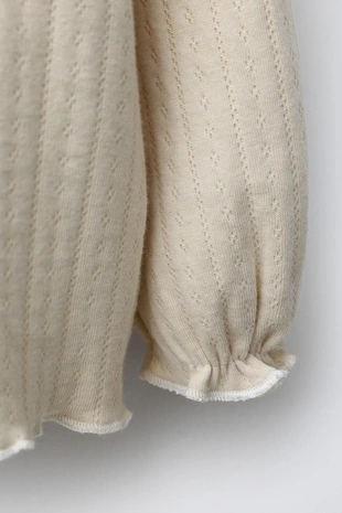 Футболка из ажурного трикотажа- Заказать в России