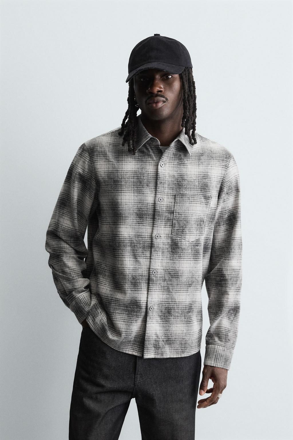 РУБАШКА RELAXED FIT В КЛЕТКУ