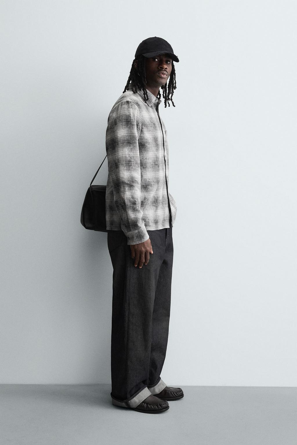 РУБАШКА RELAXED FIT В КЛЕТКУ