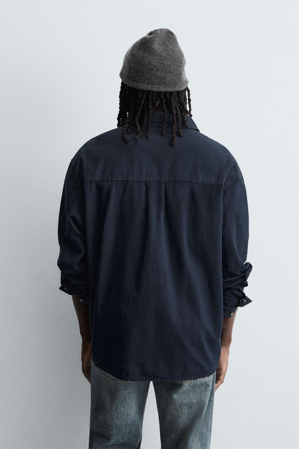 РУБАШКА RELAXED FIT В КЛЕТКУ