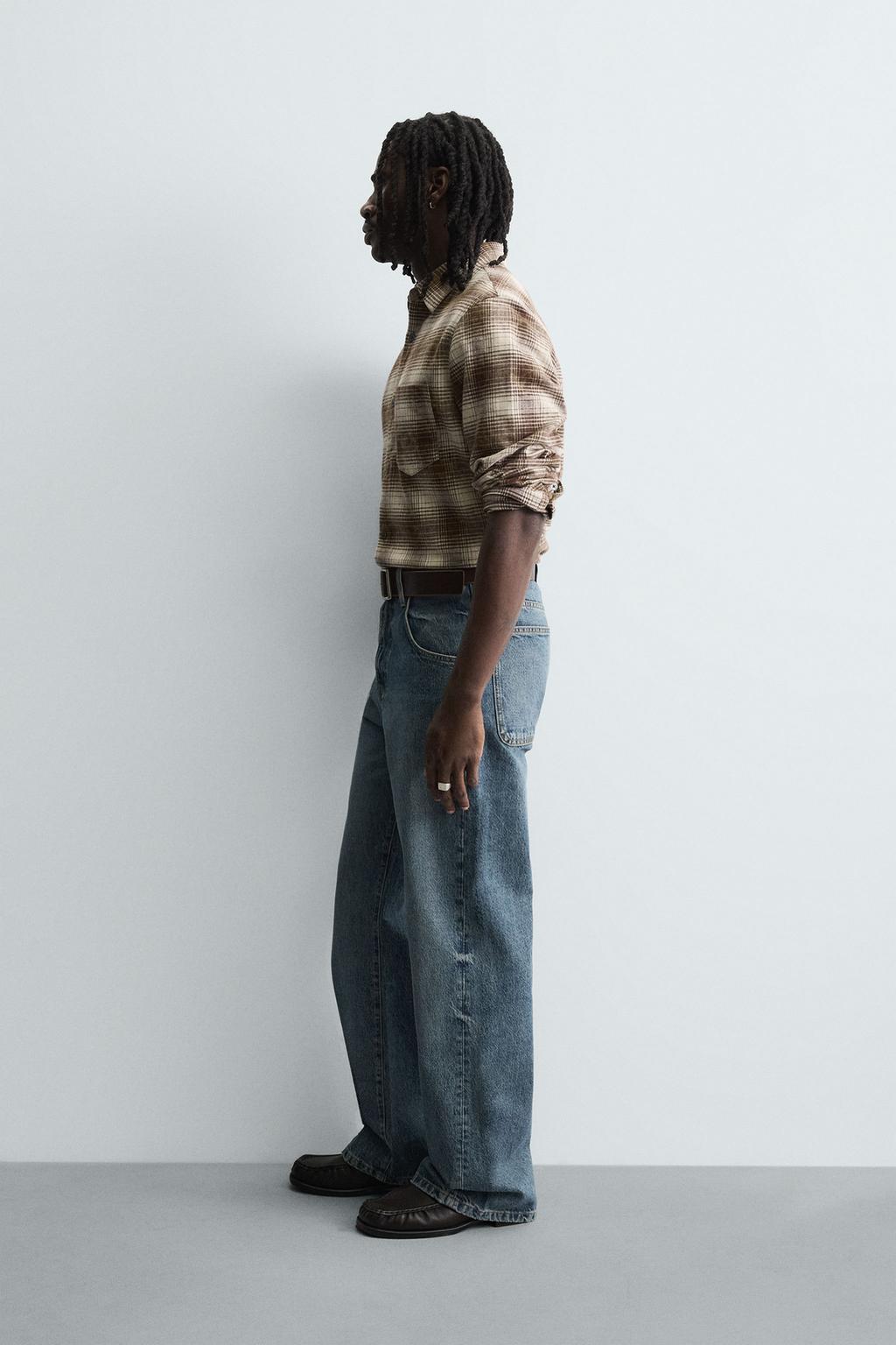 РУБАШКА RELAXED FIT В КЛЕТКУ