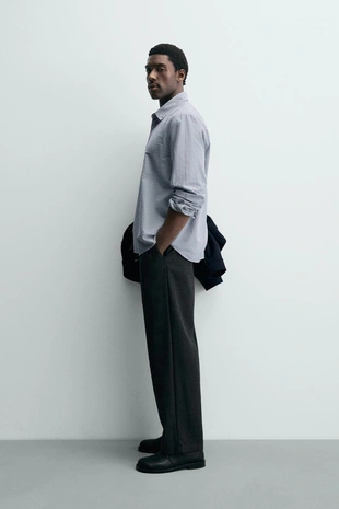 Рубашка в клетку из рельефной ткани- Заказать в России