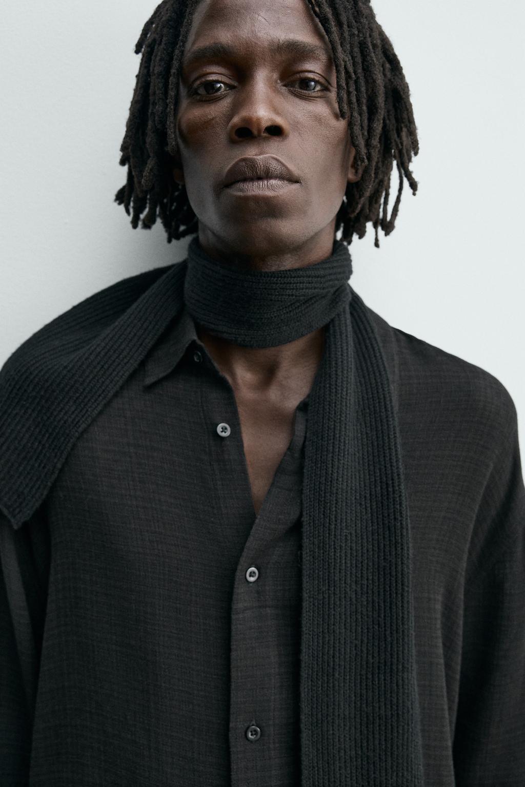 РУБАШКА ИЗ ВИСКОЗЫ И ХЛОПКА