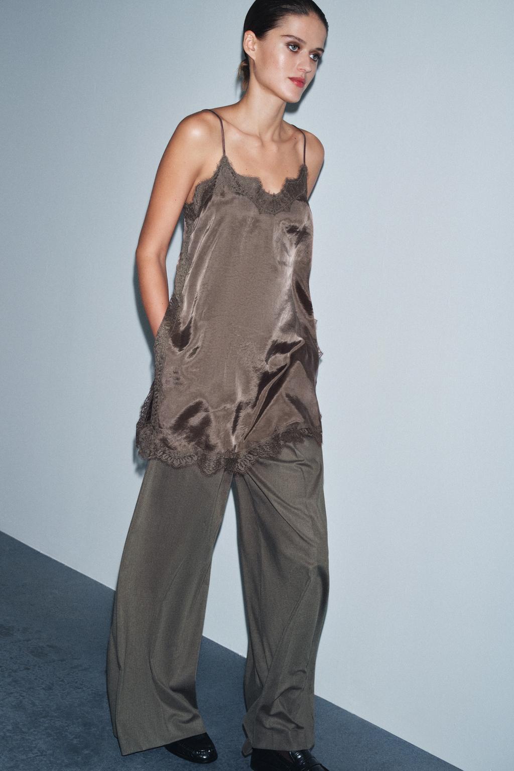 ТОП В БЕЛЬЕВОМ СТИЛЕ С КРУЖЕВОМ — ZW COLLECTION