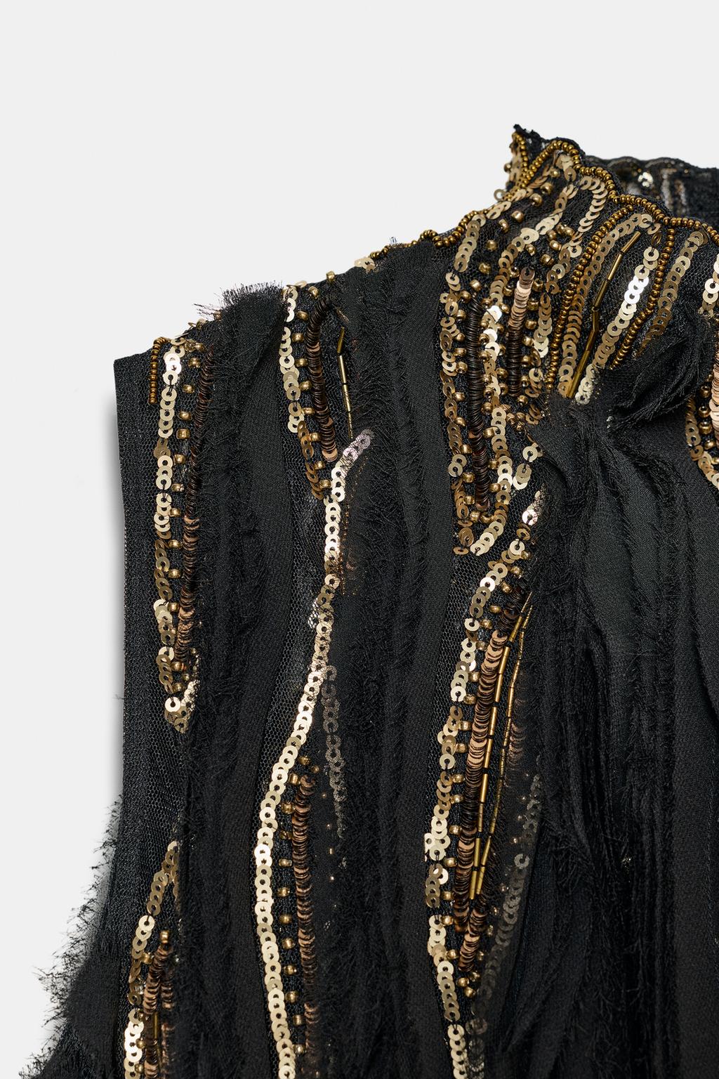 ТОП С ПАЙЕТКАМИ — ZW COLLECTION LIMITED EDITION