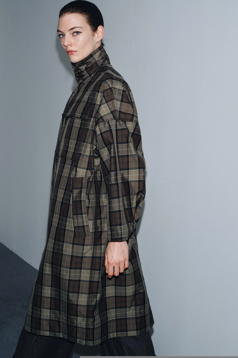 Тренчкот клетчатый ограниченной коллекции zw