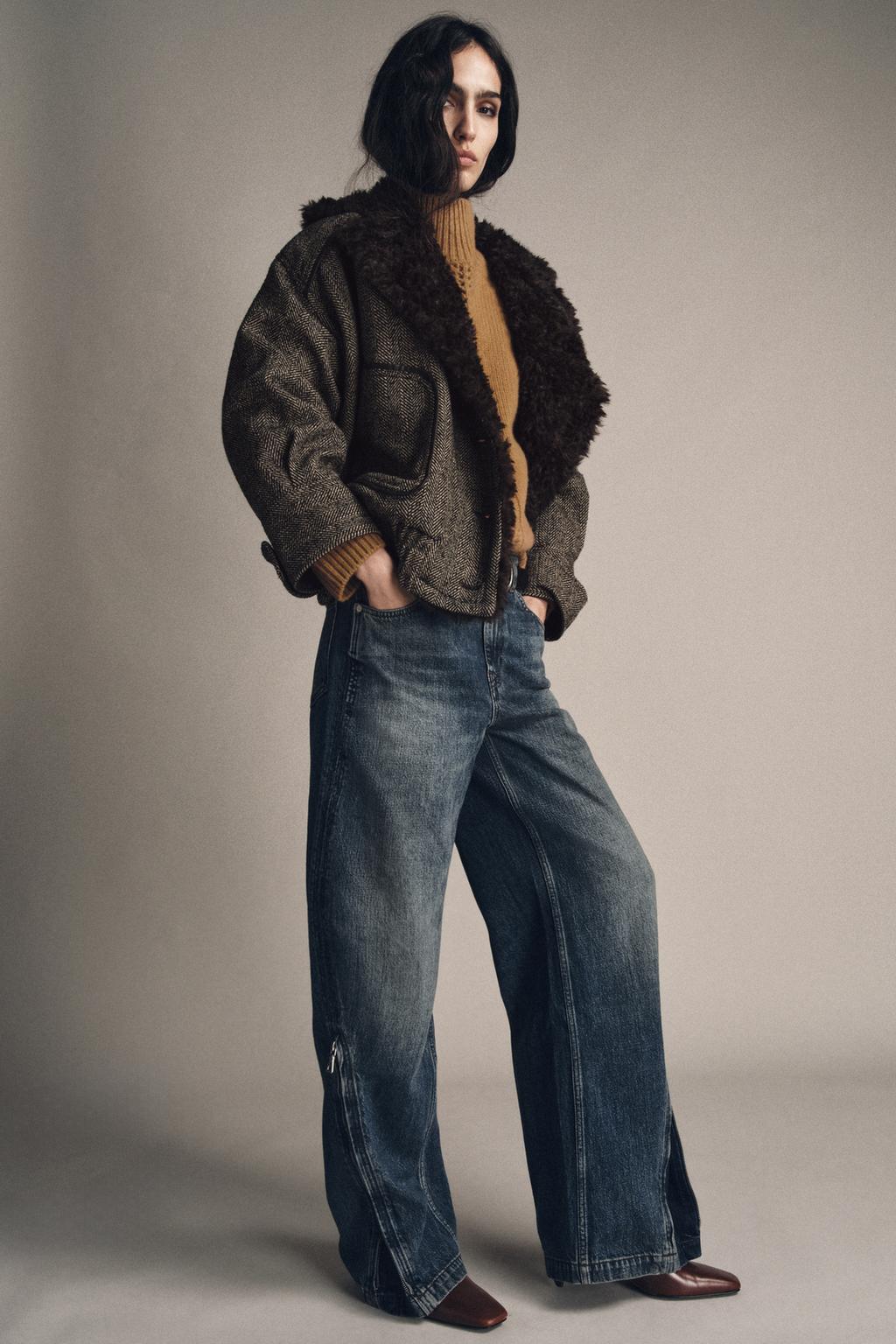 ДЖИНСЫ ZW COLLECTION BALLOON СО СРЕДНЕЙ ПОСАДКОЙ И МОЛНИЯМИ, ОГРАНИЧЕННАЯ СЕРИЯ