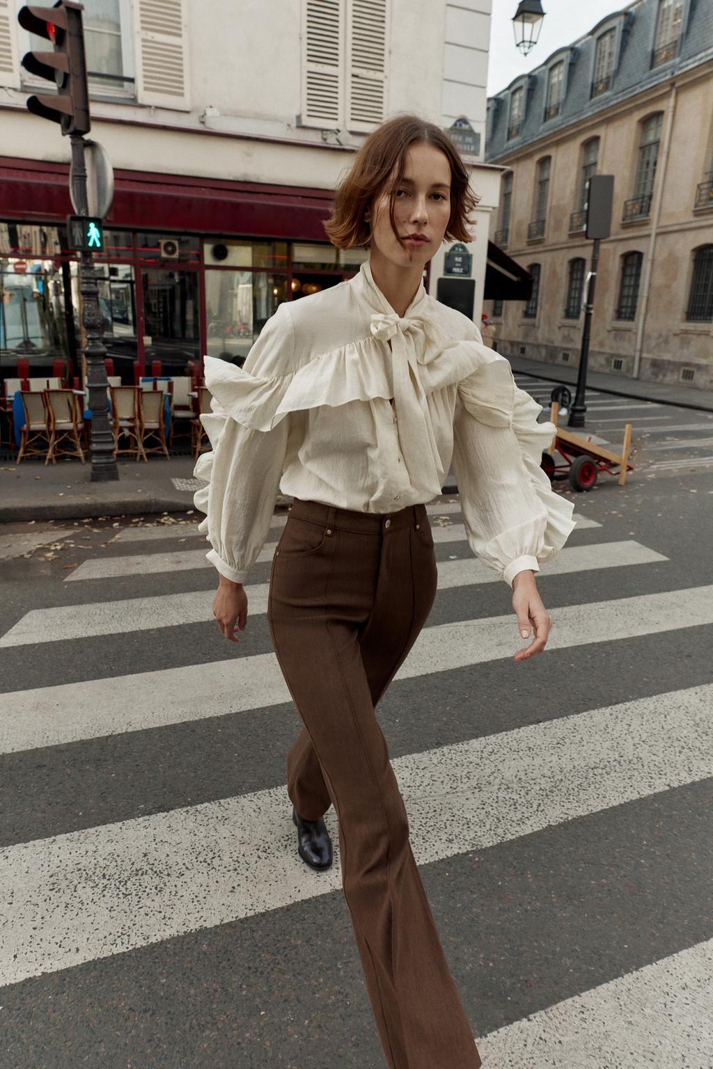 БРЮКИ FLARED С ВЫСОКОЙ ПОСАДКОЙ