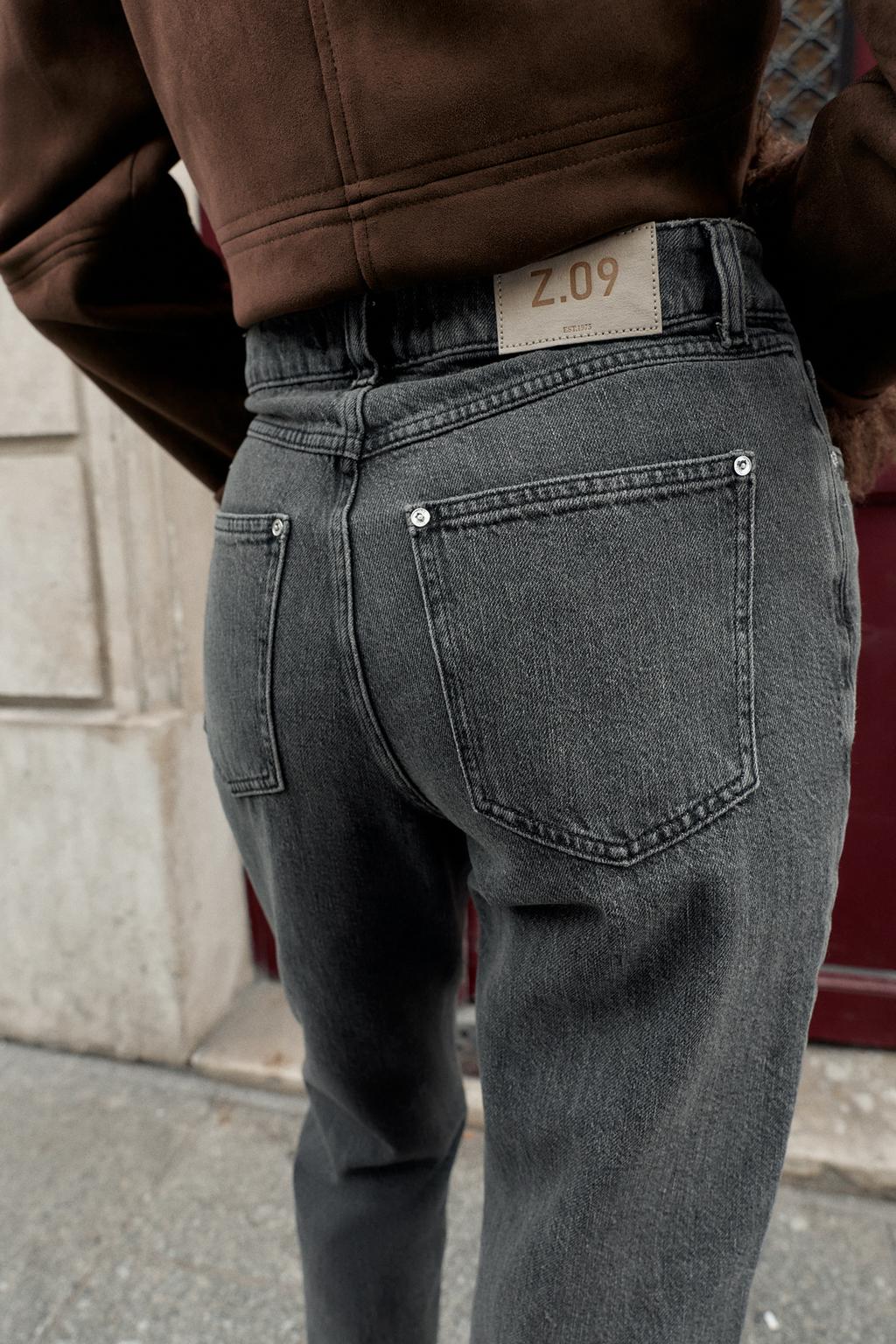 ДЖИНСЫ Z1975 STRAIGHT С ВЫСОКОЙ ПОСАДКОЙ И ПЕРЕКРЕСТНЫМ ПОЯСОМ