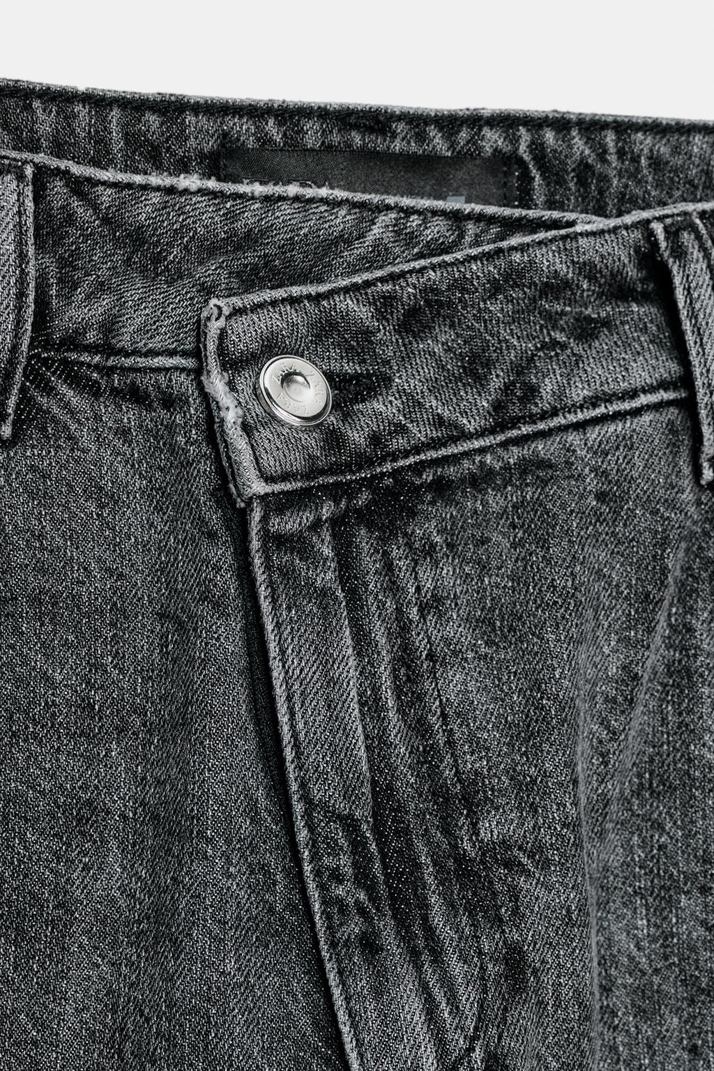 ДЖИНСЫ Z1975 STRAIGHT С ВЫСОКОЙ ПОСАДКОЙ И ПЕРЕКРЕСТНЫМ ПОЯСОМ