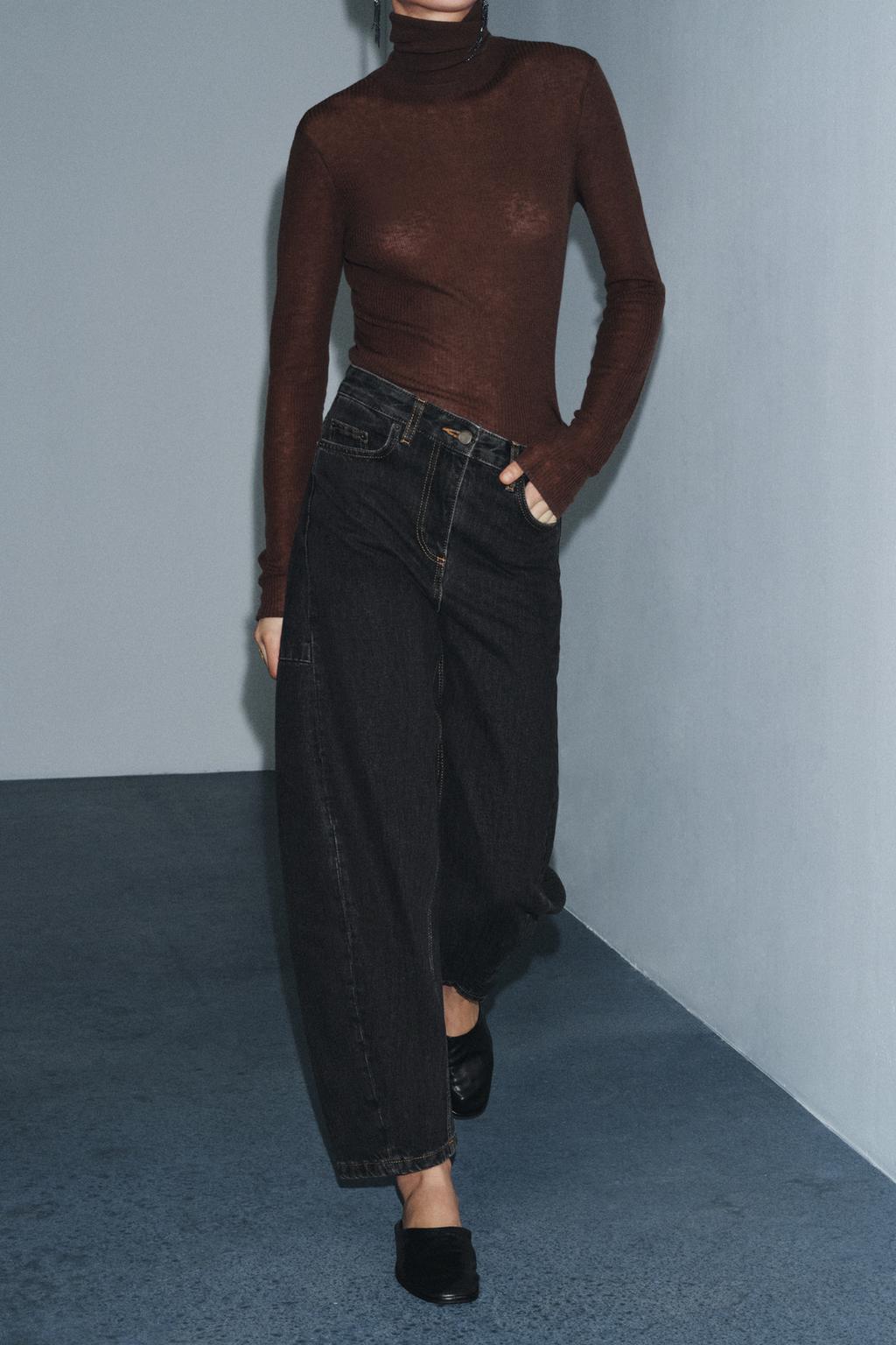 ДЖИНСЫ ZW COLLECTION ANKLE BALLOON СО СРЕДНЕЙ ПОСАДКОЙ