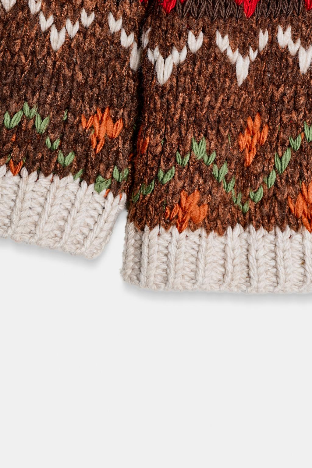 ЖАККАРДОВЫЙ ТРИКОТАЖНЫЙ КАРДИГАН