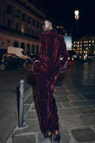 Широкие брюки из вельвета- Заказать в России