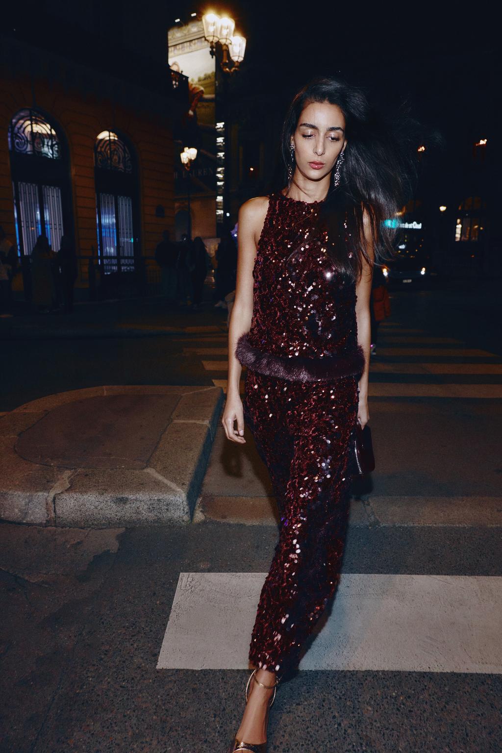 БРЮКИ BARREL С ПАЙЕТКАМИ