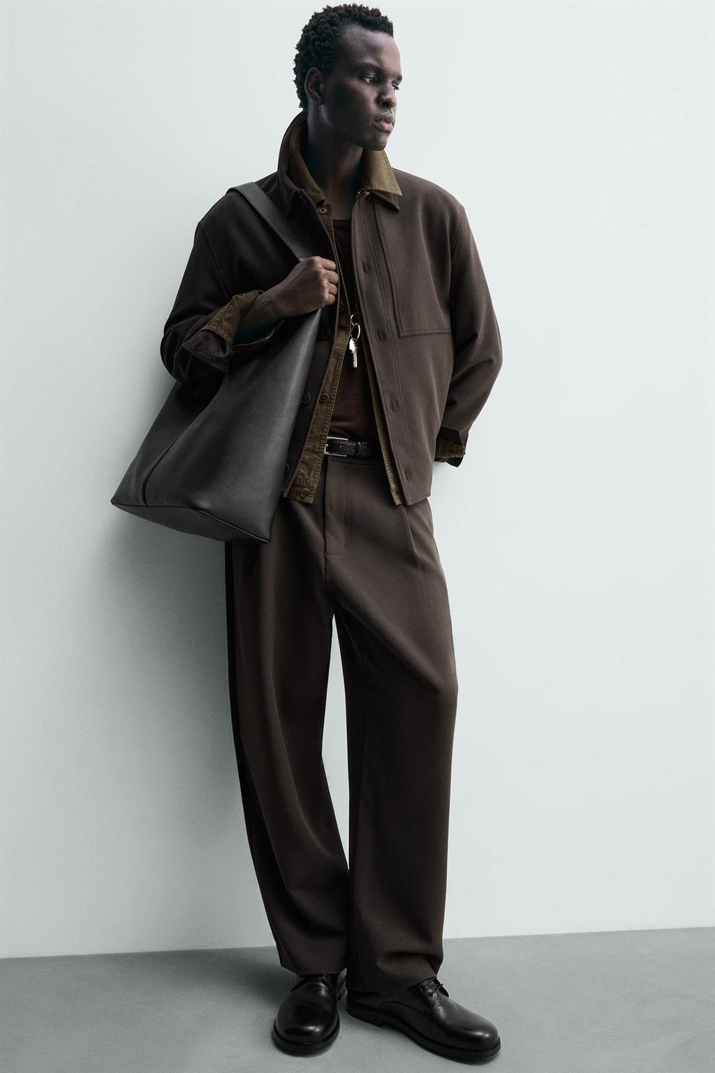 БРЮКИ RELAXED FIT СО СКЛАДКАМИ