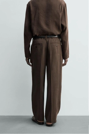 Потрёпанные брюки с запахом- Заказать в России