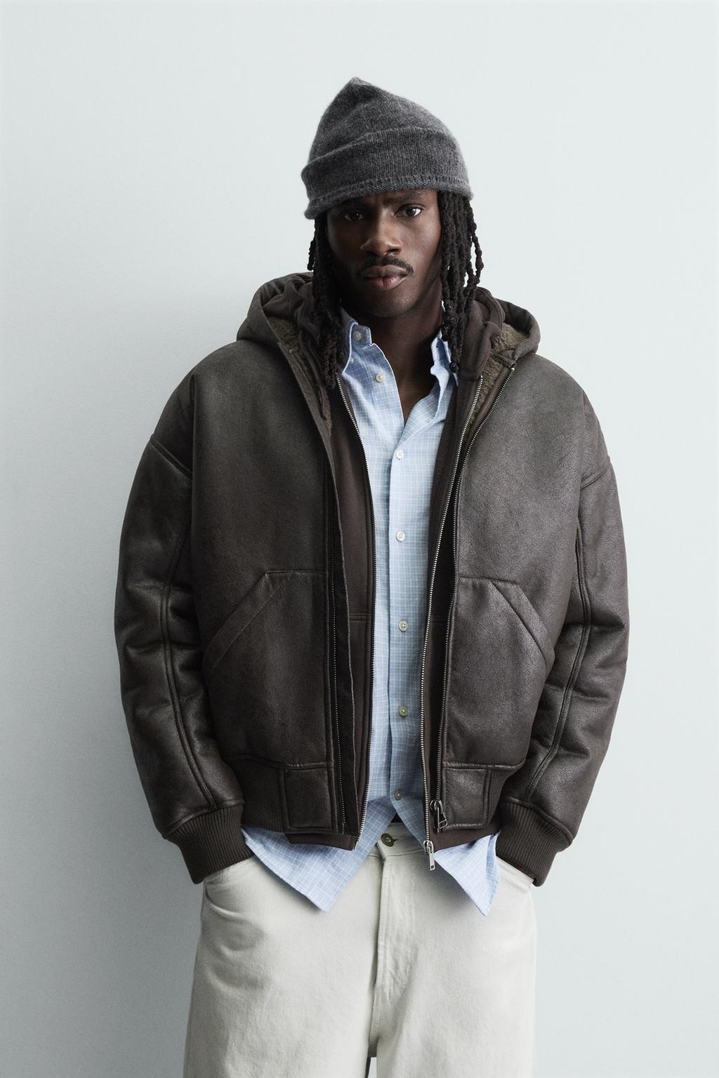 ДУБЛЕНКА ИЗ ИСКУССТВЕННОЙ КОЖИ