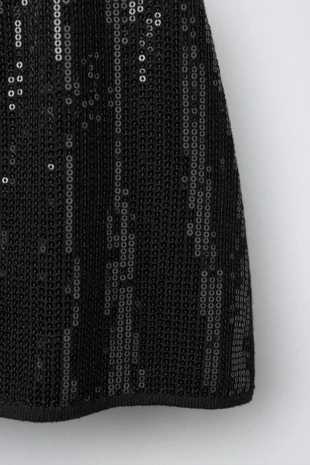 Юбка с пайетками- Заказать в России